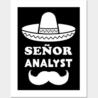 Señor Analyst Pun | Gift for Senior Analysts Posters and Art